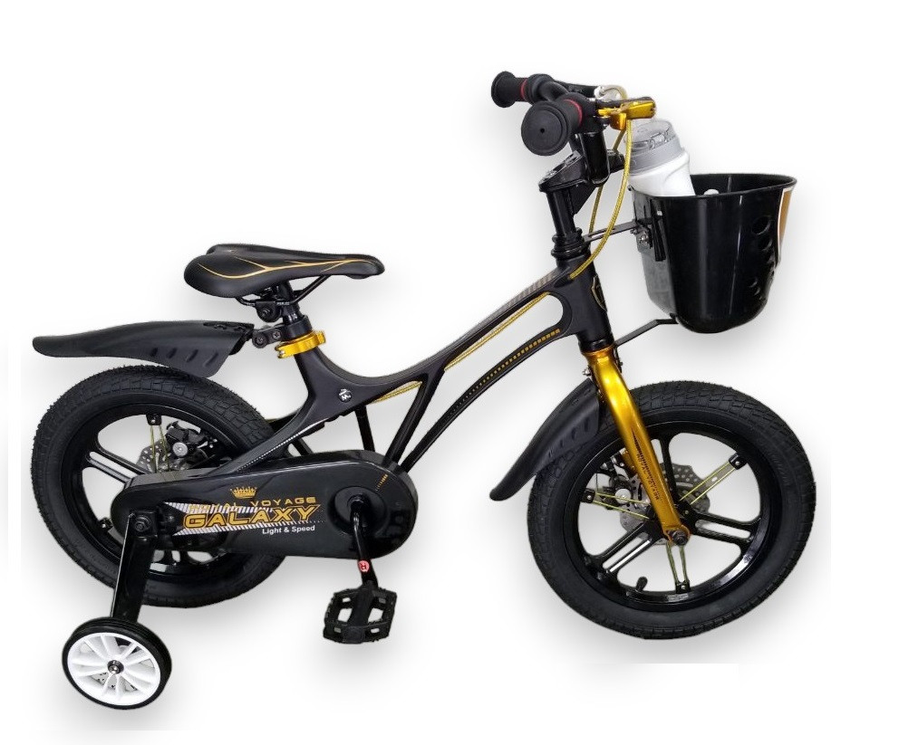 Велосипед 14" Royal Voyage GALAXY Black (Magnesium) Disc