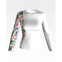 Набір для вишивання жіночої блузки нитками Цвіт шипшини, дзвіночки БЖ184пБннннi