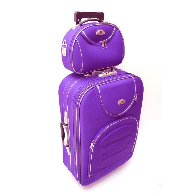 Кейс тканевый Suitcase 801 A A Кейс L, Фиолетовый - фото 5 - id-p1978320775