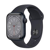 Смарт-часы Apple Watch Series 8 GPS 41mm Midnight Aluminum Case w. Midnight Sport Band (MNP53, MNU73)