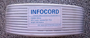 Коаксіальний кабель INFOCORD F690BV White (Бухта 100 м)