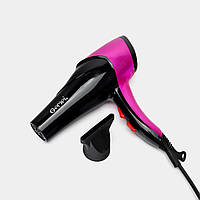 Професійний фен для волосся Gemei GM-1766 2600W рожевий фен для укладання волосся