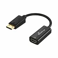 Переходник MediaRange MRCS175 DisplayPort (тато) - HDMI (мама) 0.15m Black