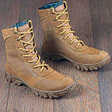 Берці зимові PAV 104 койот шкіряні черевики з хутром 43, фото 9