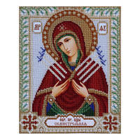 Образ Пресвятой Богородицы Умягчение злых сердец Схема для вышивания бисером иконы ВДВ Т-0386