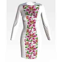Набір для вишивки нитками Барвиста Вишиванка заготовки жіночої сукні вишиванки Розкішні лілії ПЛ181пБннннi