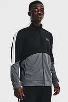 Мужская черная спортивная кофта UA Tricot Fashion Jacket Under Armour ,M,L,1373791-001