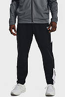 Мужские черные спортивные брюки UA Tricot Fashion Track Pant-BLK Under Armour ,M,L, 1373792-001