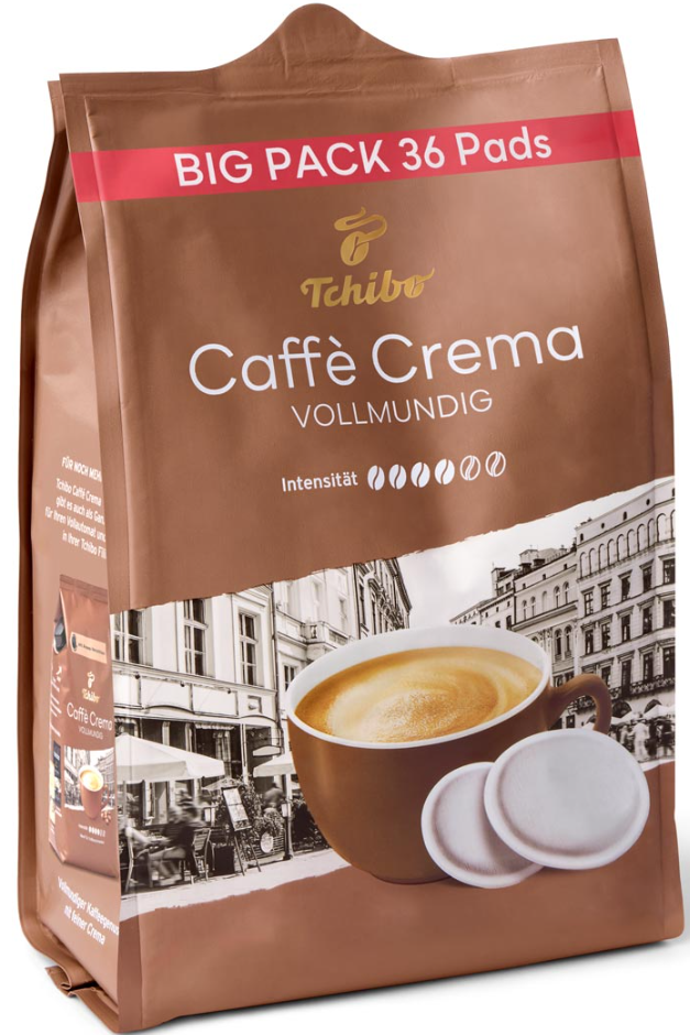 Кава в чалдах Senseo Tchibo Caffe Crema Vollmundig 36 чалд