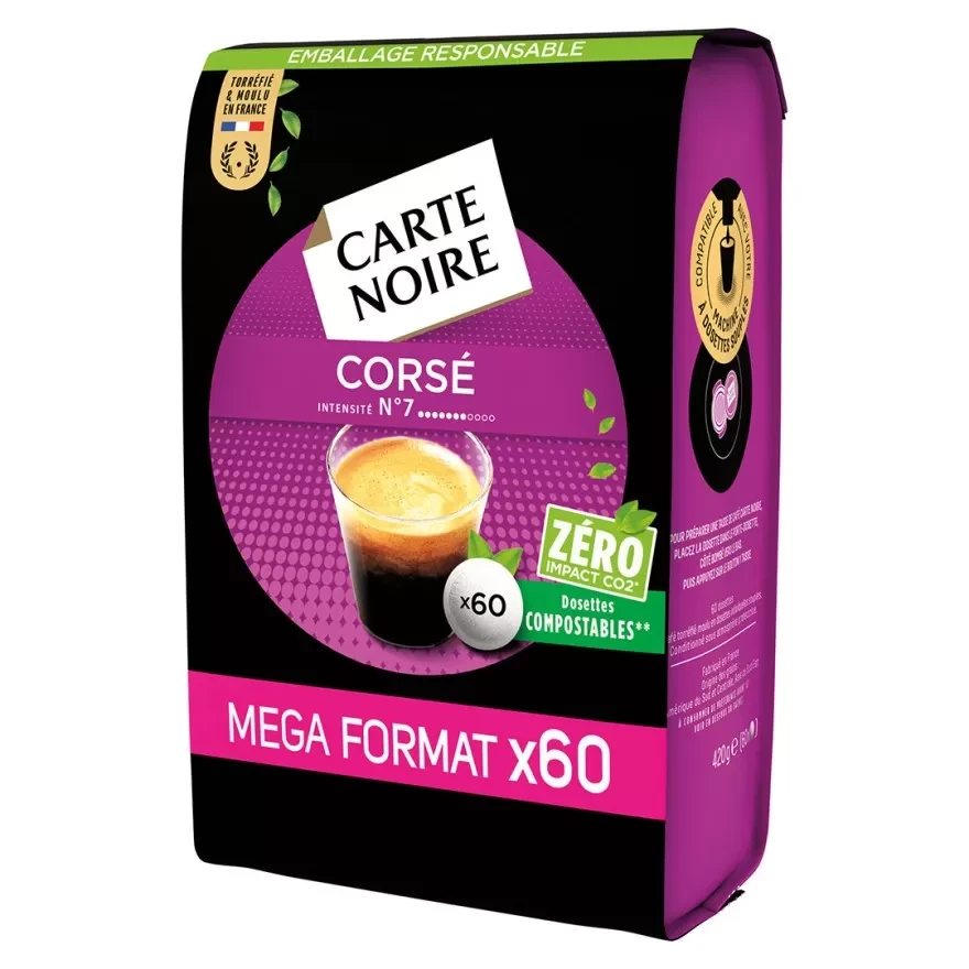 Кава в чалдах Senseo Carte Noire Corse 60 чалд - фото 5 - id-p1978402376