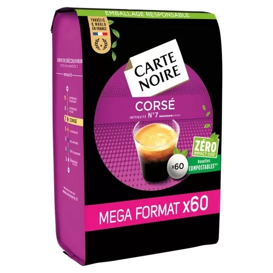 Кава в чалдах Senseo Carte Noire Corse 60 чалд - фото 4 - id-p1978402376