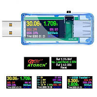 USB-тестер Atorch U96P 13-в-1 цифровий вольтметр, амперметр