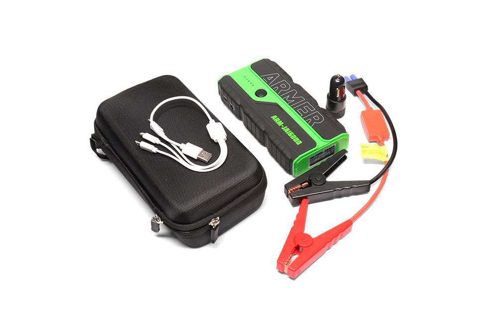 Автономний пусковий пристрій ARMER ARM-JA16000. Автомобільний 12 В стартер Power Bank.