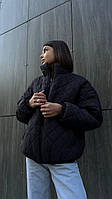 Стеганая женская куртка для осенне-зимнего сезона