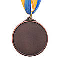 Медаль спорт d-5см C-3969-3 бронза GLORY (23g, на стрічці), фото 2