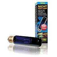 Лампа тераріумна ExoTerra NIGHT HEAT LAMP для тераріумних тварин нічна обігріваюча T10/15Вт арт.РТ2120