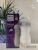 Бутылочка для кормления AVENT (Авент) новый дизайн Natural (Нейчерал) 330гр для детей с 6-ти месяцев