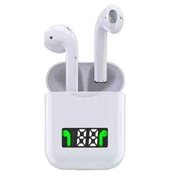 Навушники в боксі I99 з дисплеєм індикації рівня заряджання Білі