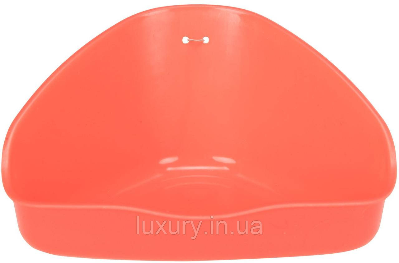 Туалет Trixie для гризунів кутовий пластиковий 16*7*12см арт.6254