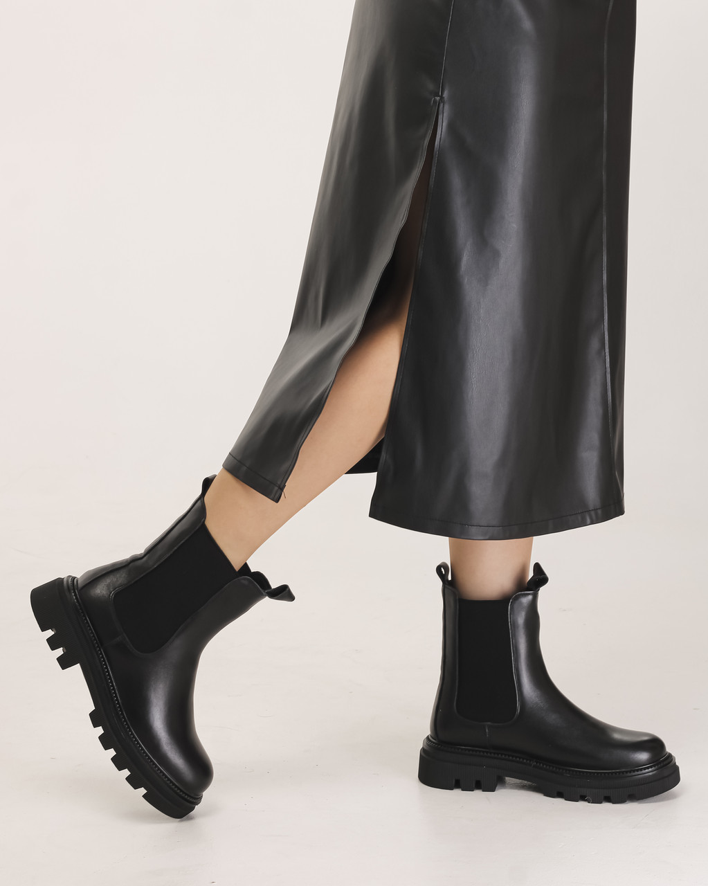 Челсі черевики Suny Liana 1783 36 чорний шкіра