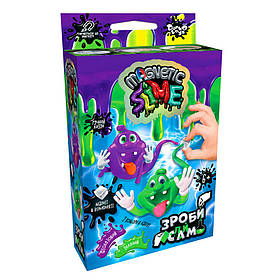Безпечний набір для проведення дослідів "Crazy Slime Magnetic" Danko Toys SLM-Mg-02-01U,02U міні Вид 2, Toyman