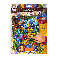 Креативное творчество "Glitter Mosaic Funny Pony" Danko Toys БМ-03-07 блестящая мозаика, Toyman