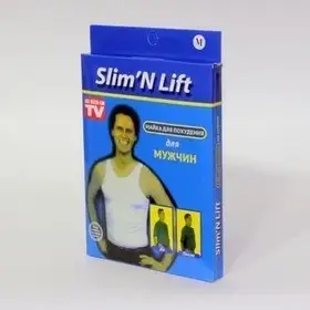 Коригувальна стягувальна майка для чоловіків Slim n Lift for Men Pro, , AV-5537182