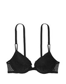 Бюстгальтер Victoria's Secret sexy tee lace push-up bra Black (розмір 32B)