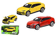 Машина металева WELLY 24094W 1:24 LAMBORGHINI URUS, відкр. двері, капот, 2 кольори, в короб. р. 23*1