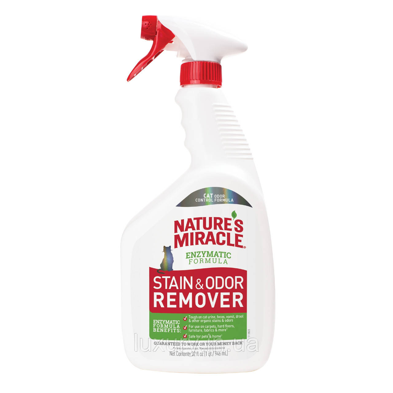 Засіб 8in1 для котів для усунення плям та запахів NM Cat Stain&Odor Remover Spray 946мл арт.680111/6974 USA