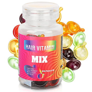 Капсули для волосся 30 шт Sevich mix / Відновлююча олія для волосся / Олія для догляду за волоссям