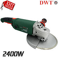Полировальная машина DWT WS24-230 T, мощная шлифмашина для резки и полировки мощностью 2400 Вт