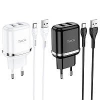 СЗУ Hoco N4 (2USB/2.4A) + Type-C TRE