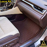 3D Килимки на Lexus RX (AL20 2015-2019) з екошкіри Лексул РХ, фото 5