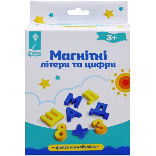 Набір магнітів "Магнітні літери та цифри" (укр) [tsi220358-TSI]