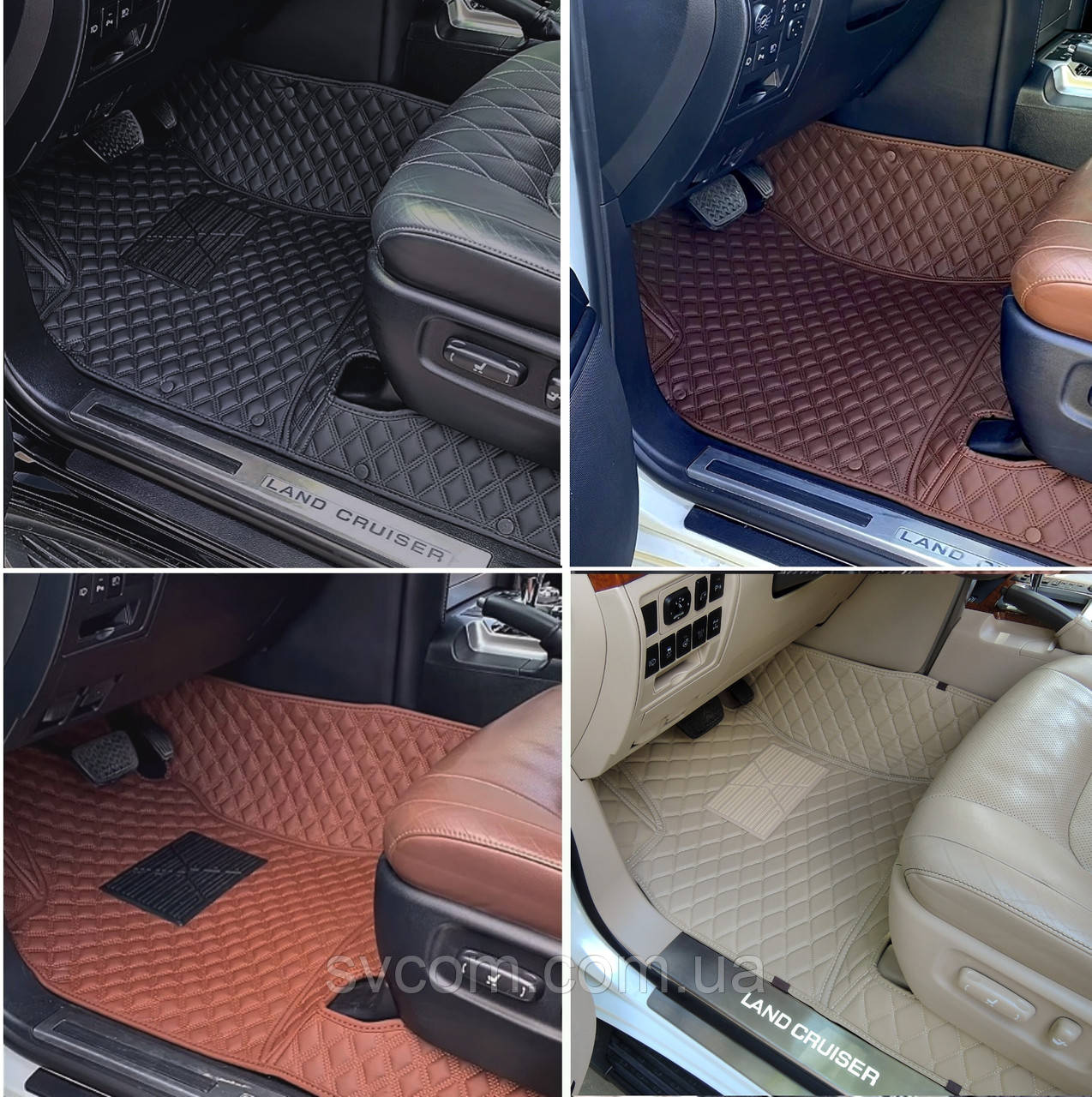 Килимки в салон Lexus GX 460 2014 Шкіряні 3D (URJ150 / 2009-2018)