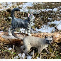 Сиамская кошка, домашние кошки, реалистичные фигурки животных Safari Ltd