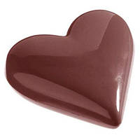 Форма для шоколада поликарбонатная Серце 2х68 г Chocolate World (1146 CW)
