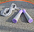 Скакалка PowerPlay 4206 Jump Rope PRO+ Сіро-фіолетова (2,75m.), фото 11