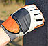 Рукавички для фітнесу MadMax MFG-850 Crazy Grey/Orange M, фото 5