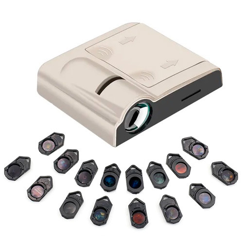 Проектор міні 16 слайдів місяць земля космос, кишеньковий, фото 1