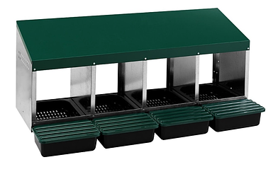 Гніздо для курей несучок MG04(4 секції)