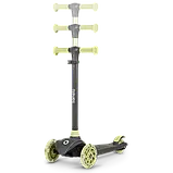 Дитячий самокат Lionelo JESSY GREY GREEN, фото 2