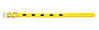 Шкіряний нашийник для собаки з заклепками у вигляді кісточок (пурпурний, жовтий) Розмір М, фото 2