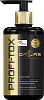 Шампунь для волос Dalas Cosmetics Profi-Tox с кератином коллагеном и гиалуроновой кислотой 141477 1 л