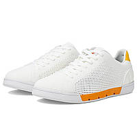 Кроссовки SWIMS Breeze Tennis Knit Sneakers White/Saffron Доставка з США від 14 днів - Оригинал