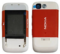 Корпус Nokia 5200 white-red