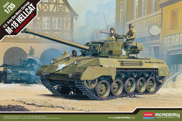 Пластикова модель 1/35 Academy 13255 американський винищувач танків М-18 Хелкет