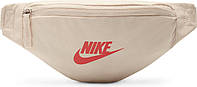 Сумка на пояс Nike NK HERITAGE S WAISTPACK бежевая DB0488-838