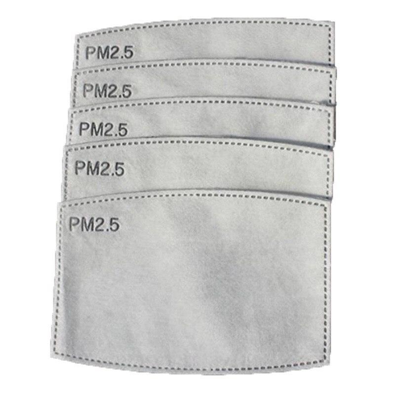 Змінні вкладиші PM 2.5 / KN95 для багаторазових масок з фільтром з вмістом активованого вугілля